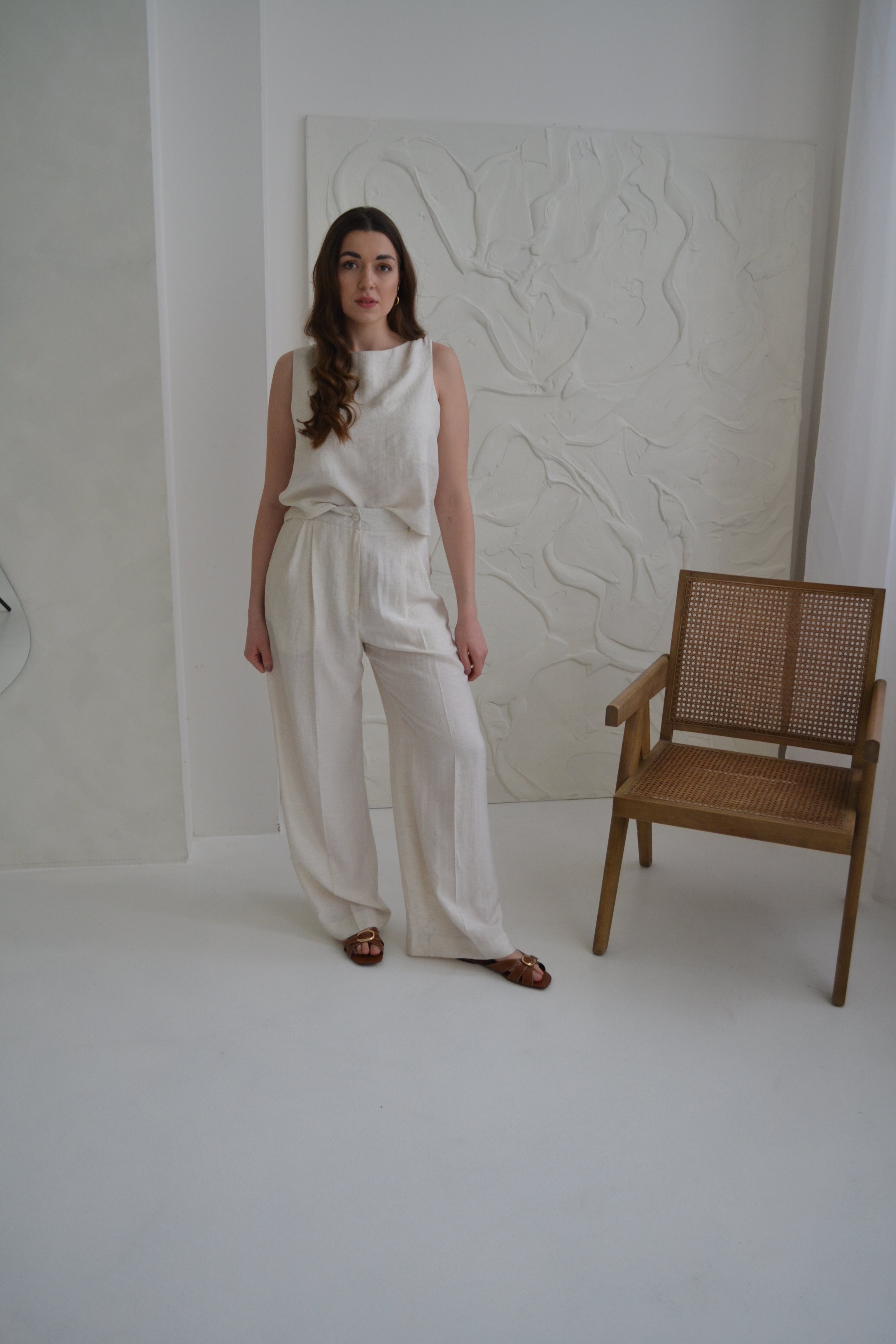 Lněné kalhoty SKAIA - PRE-ORDER