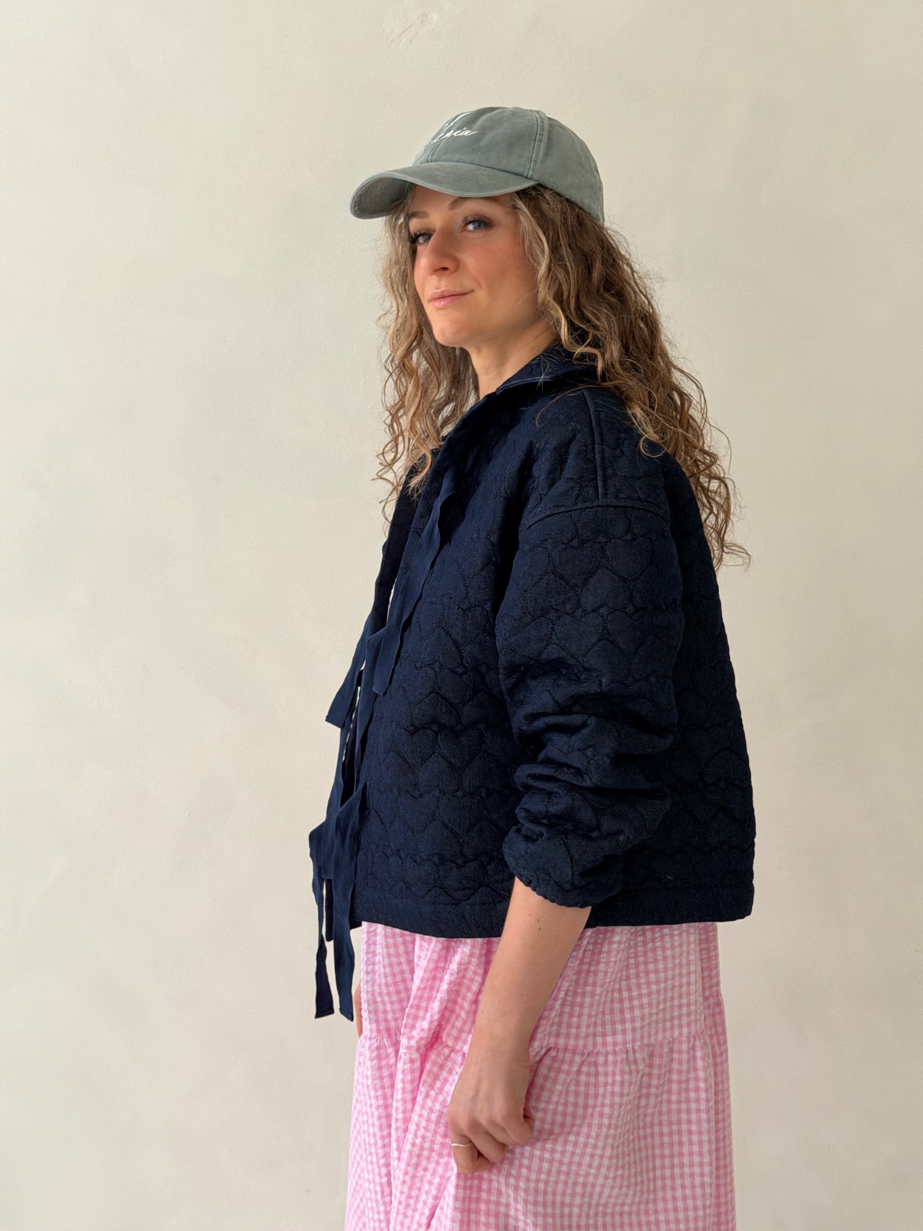 Džínová bundička s mašličkami SKAIA PRE-ORDER