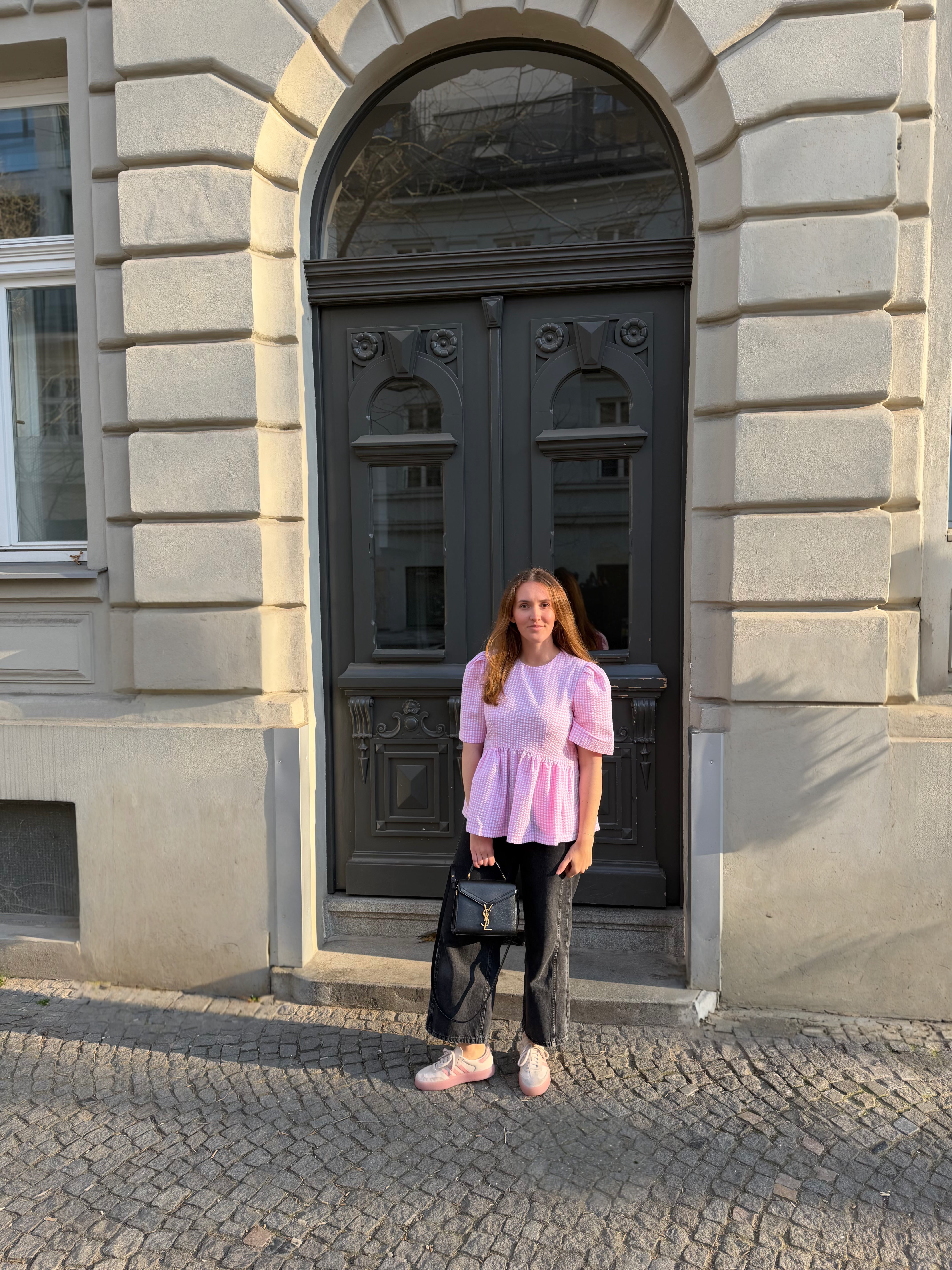 Něžný peplum top SKAIA
