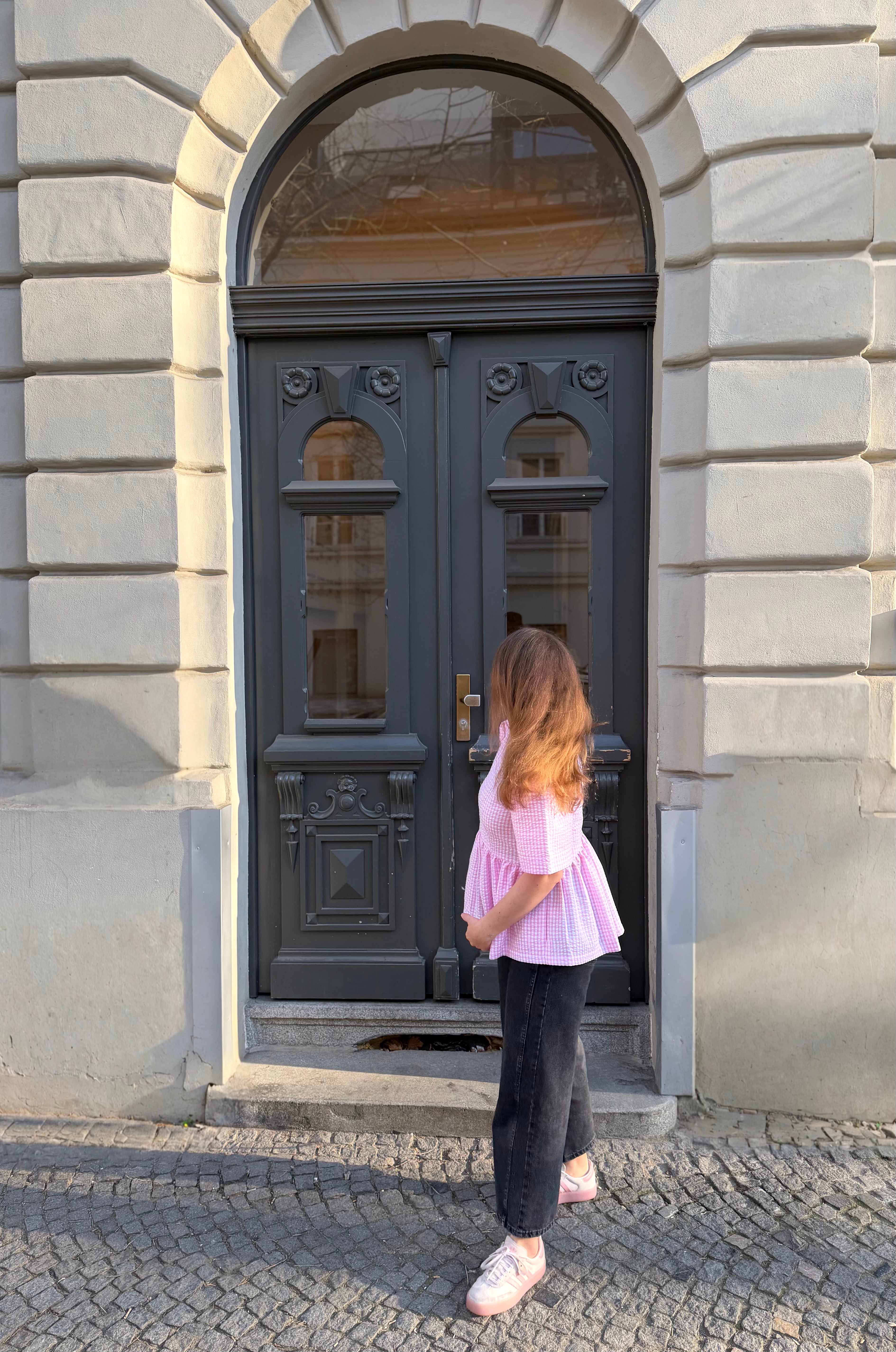 Něžný peplum top SKAIA